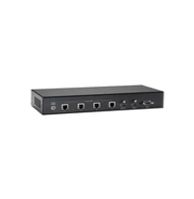 LevelOne HDMI over Cat.5 Transmitter - HDBaseT - 100m - 4 Channel Outputs - 3840 x 2160 pixels - AV transmitter - 100 m - 3D - Black - HDCP