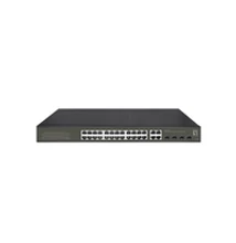 LevelOne Hilbert 28-Port Gigabit PoE Smart Lite Switch - 24 PoE Outputs - 4 x Gigabit SFP/RJ45 Combo - 802.3at/af PoE - 380W PoE Power Budget - Managed - L2 - Gigabit Ethernet (10/100/1000) - Full duplex - Power over Ethernet (PoE) - Rack mounting