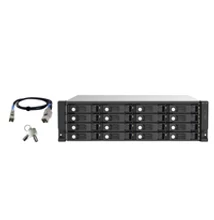 QNAP TL-R1620Sep-RP - HDD/SSD enclosure - 2.5/3.5" - SAS-3 - Serial ATA III - Hot-swap - Rack mounting - Black - Grey QNAP TL-R1620Sep-RP - HDD/SSD enclosure - 2.5/3.5" - SAS-3 - Serial ATA III - Hot-swap - Rack mounting - Black - Grey