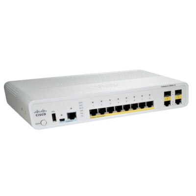 Cisco WS-C2960C-8PC-L - Kezelt - L2 - Gyors Ethernet (10/100) - Teljes duplex - Power over Ethernet (PoE)