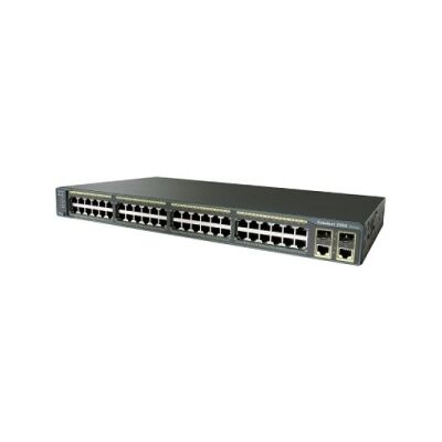 Cisco Catalyst 2960-Plus 48TC-L - Kapcsoló - Kupferdraht 0,1 Gbps - 48-Port 1 HE - Rack-Modul