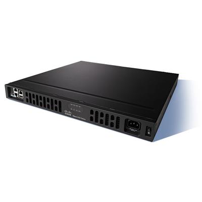 ISR4331-SEC/K9 Cisco ISR 4331 - Security Bundle 100 - 300 Mbps, 3x GE, 2x NIM, 1x ISC, 1x SM, 4x GB Flash Memory, 4x GB DRAM, 1RU, 250W, 11.0 lb w/SEC license