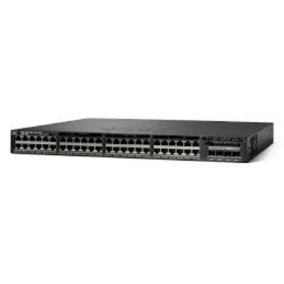 Cisco Catalyst 3650-48TS-L, Standalone, 1U, 48 x 10/100/1000 Ethernet, 4x1G Uplink ports, DRAM 4GB, Flash 2GB, 250W, LAN Base WS-C3650-48TS-L