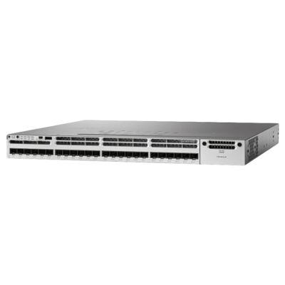 WS-C3850-24XU-L Cisco Catalco WS-C3850-24XU-L hálózati kapcsoló Managed 10G Ethernet (100/1000/10000) Fekete, Szürke