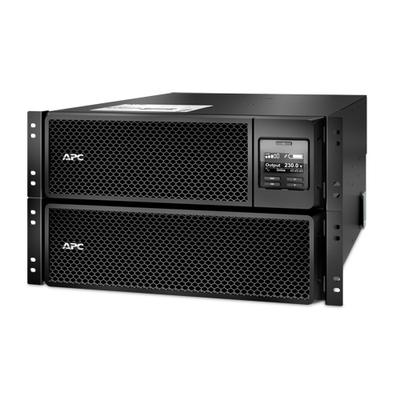 APC Smart-UPS On-Line kettős átalakítás (online) 8000VA Smart-UPS SRT 8000VA RM 230V állvány / torony fekete SRT8KRMXLI