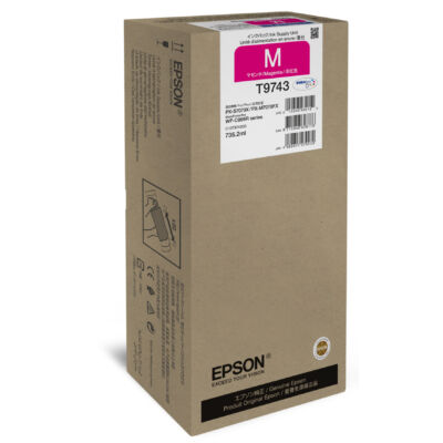 Epson Magenta XXL festékellátó egység - Eredeti - Pigmentalapú tinta - Magenta - Epson - WorkForce Pro WF-C869R - 1 db C13T974300