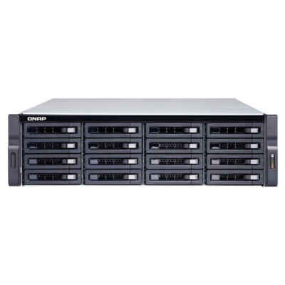 QNAP TS-1683XU-RP - HDD, SSD - Soros ATA III - 2,5,3,5 - 0,1,5,6,10,50,60, JBOD - FAT32, HFS +, NTFS, ext3, ext4 - Intel Xeon TS-1683XU -RP-E2124-16G