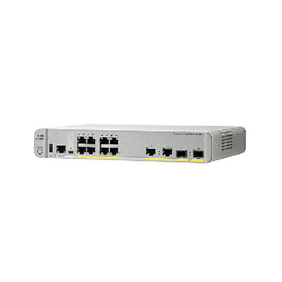 WS-C3560CX-8TC-S Cisco Catalco 3560CX-8TC-S - kapcsoló - 8 port - Kezelt - állványra szerelhető