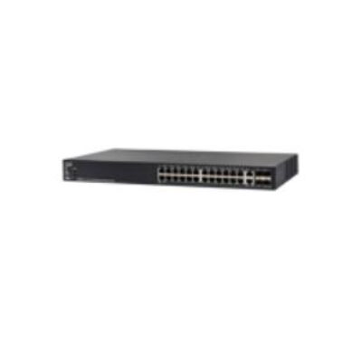 Cisco SF550X-24-K9 - Felügyelt - L3 - Gyors Ethernet (10/100) - Rackre szerelés - 1U