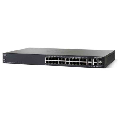 SG350-28MP-K9-EU Cisco SG350-28MP Managed L3 Gigabit Ethernet (10/100/1000) Black Power over Ethernet (PoE)