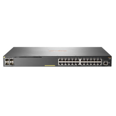 Hewlett Packard Enterprise Aruba 2930F 24G PoE+ 4SFP Managed L3 Gigabit Ethernet (10/100/1000) Power over Ethernet (PoE) 1U Grey JL261A 