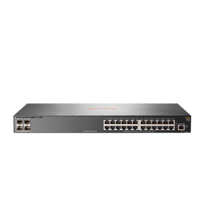 Hewlett Packard Enterprise Aruba 2930F 24G 4SFP + Managed L3 Gigabit Ethernet (10/100/1000) 1U Grey Aruba 2930F 24G 4SFP + Managed L3 JL253A