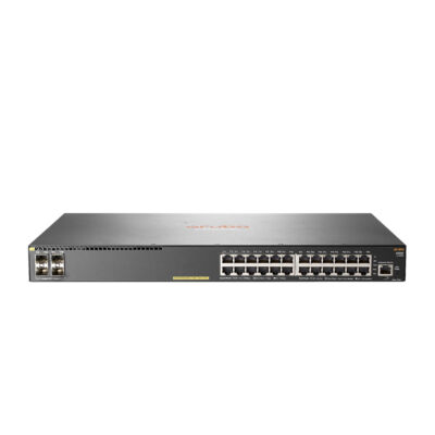  Hewlett Packard Enterprise Aruba 2930F 24G PoE+ 4SFP+ Managed L3 Gigabit Ethernet (10/100/1000) Power over Ethernet (PoE) 1U Grey JL255A