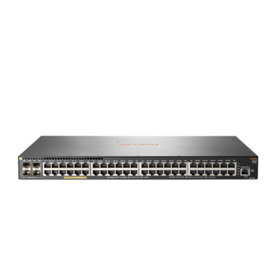 Hewlett Packard Enterprise Aruba 2930F 48G PoE + 4SFP felügyelt L3 gigabites Ethernet (10/100/1000) Power over Ethernet (PoE) 1U szürke JL262A