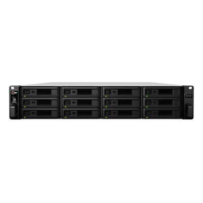 Synology RX1217RP - HDD, SSD - 168 TB - Serial ATA, Serial ATA II, Serial ATA III - 6 Gbit / s - Rack (2U) - Fekete, Szürke RX1217RP