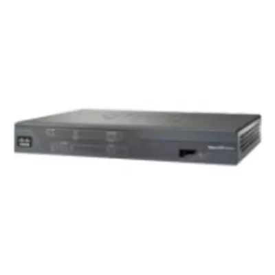 Cisco 881 - Black - Router - WLAN 0.1 Gbps - Amount of ports: - Wireless External
