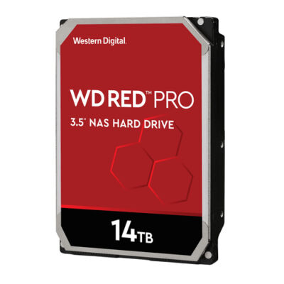 WD Harddisk Red Pro 3.5 SATA 14 TB - HDD - soros ATA WD141KFGX