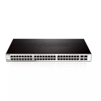 D-Link DGS-1210-52 - Managed - L2 - Gigabit Ethernet (10/100/1000) - Full duplex - Rack mounting - 1U