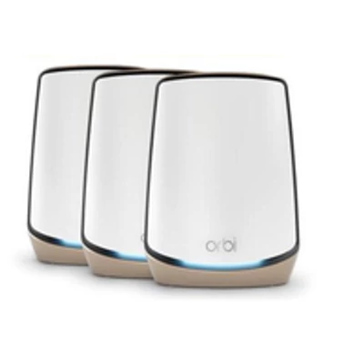Netgear Orbi 860 AX6000 WiFi System - White - Internal - Mesh system - Tri-band (2.4 GHz / 5 GHz / 5 GHz) - Wi-Fi 6 (802.11ax) - 2400 Mbit/s