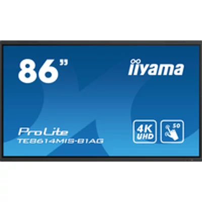 Iiyama 217.4cm 85" TE8614MIS-B1AG 16 9 M-Touch 4xHDMI+USBC retail - 85" - VGA