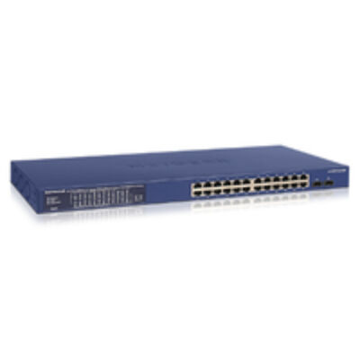 Netgear GS724TPP - Managed - L2/L3/L4 - Gigabit Ethernet (10/100/1000) - Full duplex - Power over Ethernet (PoE) - Rack mounting
