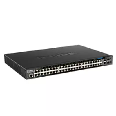 D-Link DGS-1520-52MP - Managed - L3 - Gigabit Ethernet (10/100/1000) - Power over Ethernet (PoE) - Rack mounting - 1U