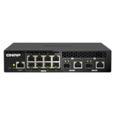 QNAP QSW-M2108R-2C - Managed - L2 - 2.5G Ethernet (100/1000/2500) - Full duplex - Power over Ethernet (PoE) - Rack mounting