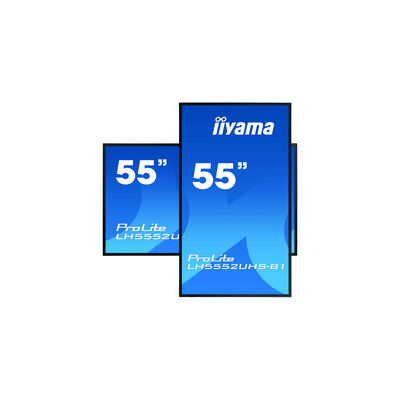Iiyama LH5552UHS-B1 - Digital signage flat panel - 138.7 cm (54.6") - VA - 3840 x 2160 pixels - 24/7