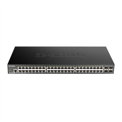 D-Link DGS 1250-52X - Switch - Smart - 48 x 10/100/1000+ 4 10 Gigabit SFP+ - Switch - Fiber Optic