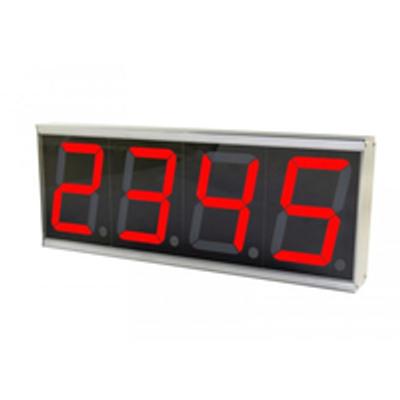 ALLNET ALL-POE-CNT-1 - Digital wall clock - Rectangle - Grey - Adults - 370 mm - 43 mm