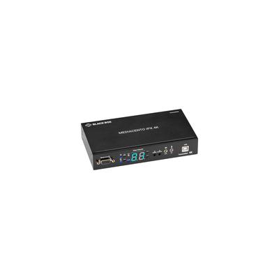 Black Box VX-HDMI-4KIP-TX - 4096 x 2160 pixels - AV transmitter - 30000 m - Wired - Black - HDCP