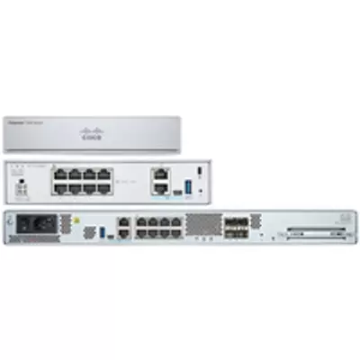 Cisco FPR1140-ASA-K9 - 2200 Mbit/s - 1.2 Gbit/s - Intel - SMTP - Wired - RJ-45