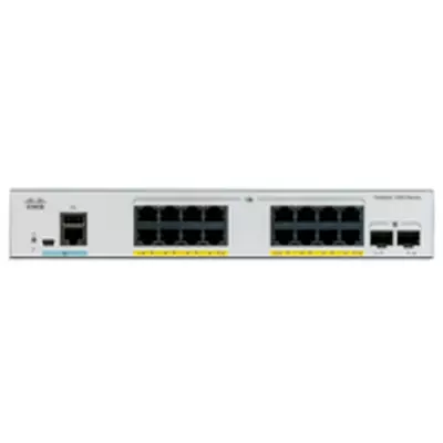 Cisco Catalyst C1000-16P-E-2G-L - Managed - L2 - Gigabit Ethernet (10/100/1000) - Power over Ethernet (PoE)