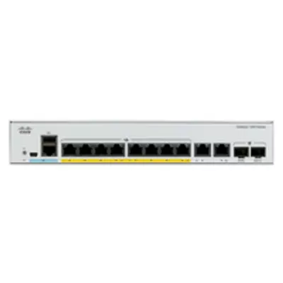 Cisco Catalyst C1000-8FP-E-2G-L - Managed - L2 - Gigabit Ethernet (10/100/1000) - Full duplex - Power over Ethernet (PoE)