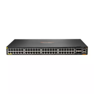 HPE a Hewlett Packard Enterprise company Aruba 6200F 48G Class4 PoE 4SFP+ 740W - Managed - L3 - Gigabit Ethernet (10/100/1000) - Power over Ethernet (PoE) - Rack mounting - 1U
