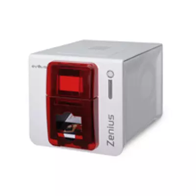 Evolis Zenius Expert - Thermal transfer - Wired & Wireless - Red