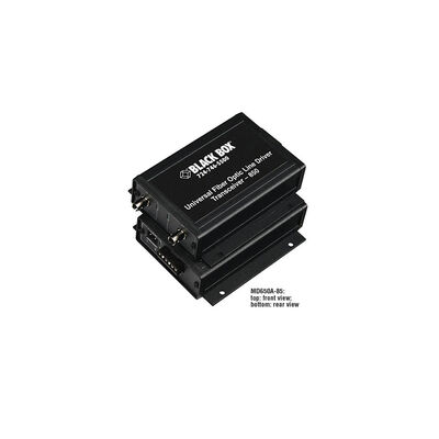 Black Box MD650A-85 - Network transmitter & receiver - 35000 m - Fiber - Black - 100-240 V - 50 - 60 Hz