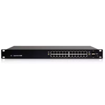 UbiQuiti Networks ES-24-250W - Managed - L2/L3 - Gigabit Ethernet (10/100/1000) - Power over Ethernet (PoE) - Rack mounting - 1U