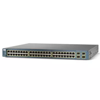 Cisco Catalyst 3560-48PS - Switch - 0.1 Gbps - Amount of ports: 3 U - Wireless Rack module