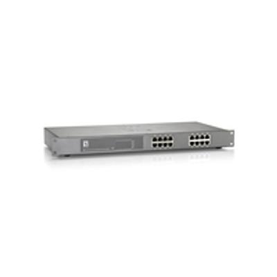LevelOne Switch 16x FE FEP-1612 19" 480W 16xPoE - Switch - 0,1 Gbps FEP-1612