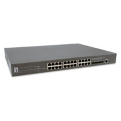 LevelOne GTP-2871 - Managed - L3 - Gigabit Ethernet (10/100/1000) - Full duplex - Power over Ethernet (PoE) - Rack mounting GTP-2871