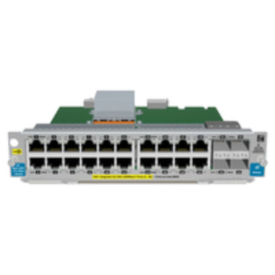 HPE 20-port GT PoE+/4-port SFP v2 zl - Gigabit Ethernet - 10,100,1000 Mbit/s - 1000BASE-T,100BASE-TX,10BASE-T - IEEE 802,3,IEEE 802,3ab,IEEE 802,3at,IEEE 802,3u - SFP - E5400 zl/E8200 zl J9535AR