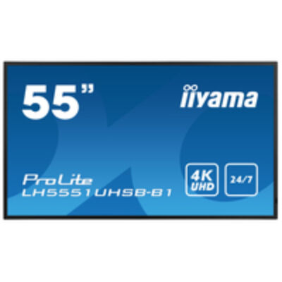 Iiyama DS LH5551UHSB 138,68cm 24/7 55''/3840x2160/2xHDMI/2xDP LH5551UHSB-B1