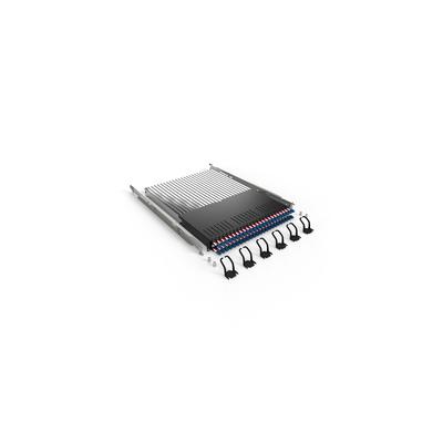PATCHBOX Plus+ OS2 - LC - Black - Silver - Plastic - Stainless steel - Rack mounting - 1U - 1,7 m P60SMAOS21124Y