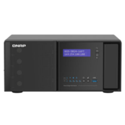QNAP QGD-3014-16PT-8G - Managed - Gigabit Ethernet (10/100/1000) - Full duplex - Power over Ethernet (PoE) - Rack mounting QGD-3014-16PT-8G