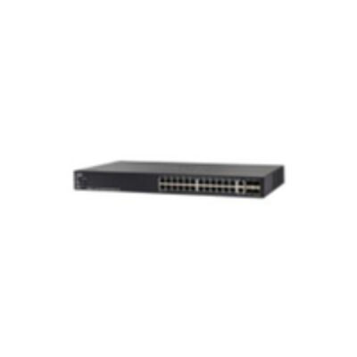 Cisco SF550X-24MP-K9 - Felügyelt - L3 - Gyors Ethernet (10/100) - Power over Ethernet (PoE) - Rack-Einbau - 1U