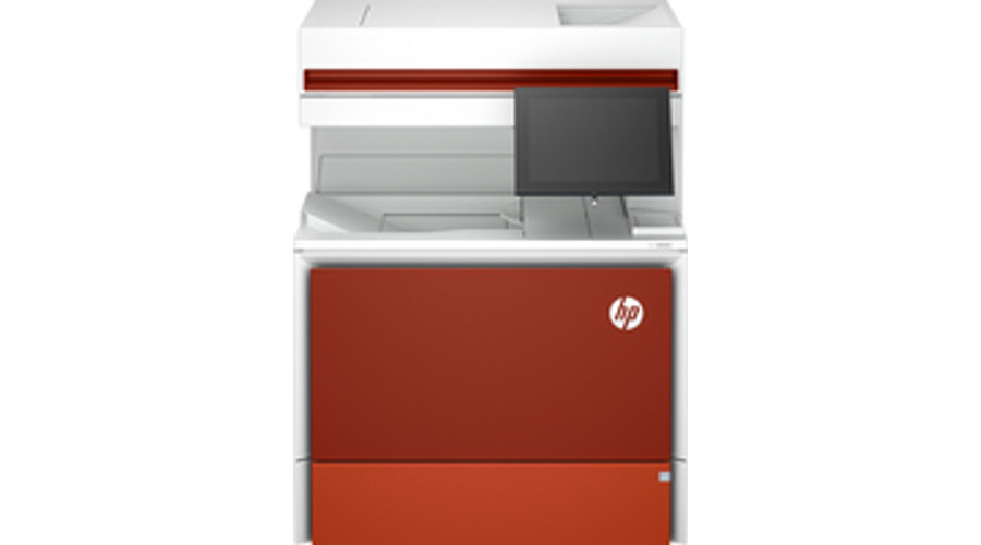 Image of HP Color LaserJet Enterprise MFP 6800dn Printer - Print - copy - scan - fax (optional) - Automatic document feeder; Optional high-capacity trays; Touchscreen; TerraJet cartridge - Laser - Colour printing - 1200 x 1200 DPI - A4 - Direct printing - White