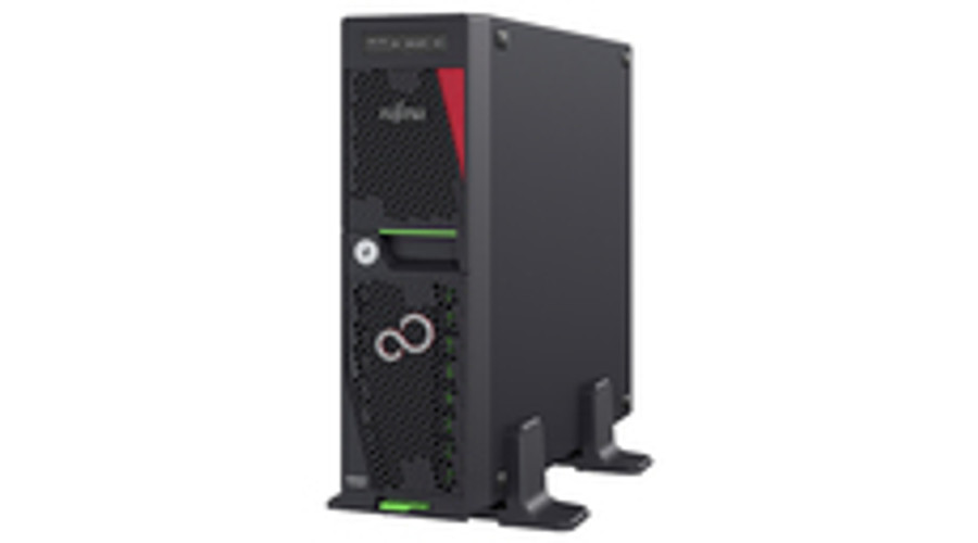 Image of Fujitsu PRIMERGY TX1320 M5 / SFF / Hot-Plug PSU 500W / Intel Xeon E-2388G / 1x 32GB DDR4-3200 U ECC / NO HDD / RMK / iRMCs6 eLCM Lic - 3.2 GHz - E-2388G - 32 GB - DDR4-SDRAM - 500 W - Tower