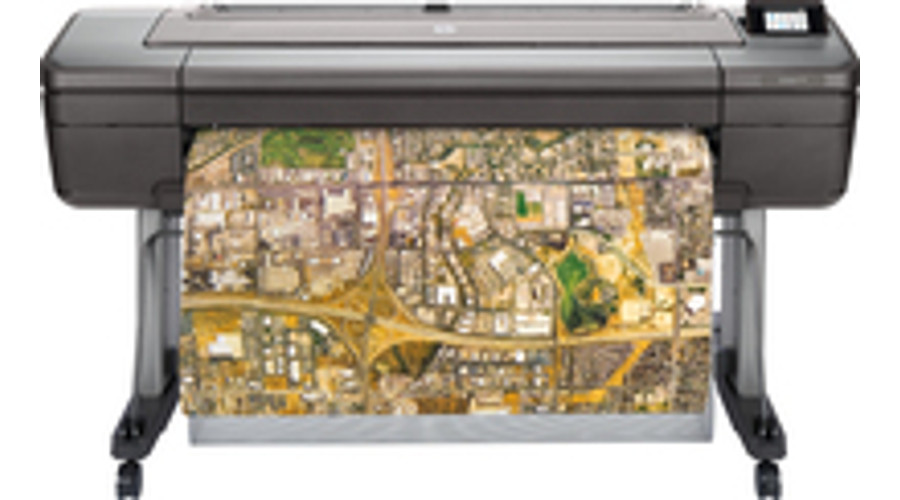 Image of HP Designjet Z6dr 44-in PostScript Printer with V-Trimmer - Thermal inkjet - 2400 x 1200 DPI - HP-GL/2 - HP-RTL - PDF 1.7 - PostScript 3 - TIFF - Chromatic red - Cyan - Magenta - Matte black - Photo black - Yellow - 0.1% - 1118 x 1676 mm