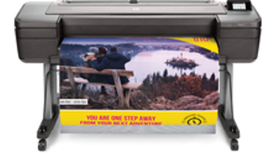 Image of HP Designjet Z6 44-in PostScript Printer - Thermal inkjet - 2400 x 1200 DPI - CALS G4 - JPEG - HP-GL/2 - HP-RTL - PDF 1.7 - PostScript 3 - TIFF - Chromatic red - Cyan - Magenta - Matte black - Photo black - Yellow - 85.1 m?/hr - Banner